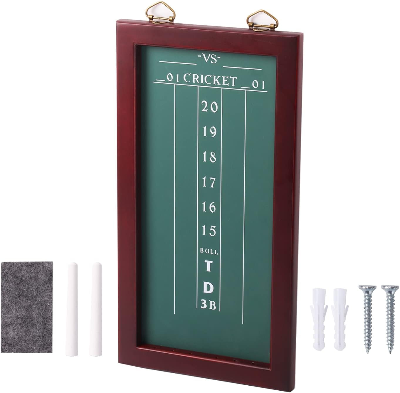 GSE Chalk Dart Scoreboard for Dart Board Cricket & 01 Dart Games with