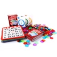 thumbnail image 1 of GSE Complete Calling Bingo Game Set with 100 Bingo Cards, 1,000 Colorful Bingo Chips & Bingo Calling Cards for Parties, Large Groups, Bingo Game Nights, 1 of 7