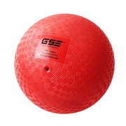 GSE Games & Sports Expert 10-Inch Red Classic Inflatable Playground Ball, Kickball, Dodgeball, Handball for Kids Schools Indoor/Outdoor Play