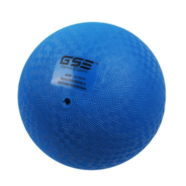GSE Games & Sports Expert 10" Playground Balls,Kickball, Bouncy Dodge Ball,Handball for Indoor and Outdoor - Blue