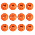 thumbnail image 1 of GSE Games & Sports Expert 12-Pack Outdoor Pickleball Balls Set. Standard 40 Holes Pickleball Ball Meet USAPA Standard - Orange, 1 of 7