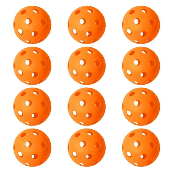 GSE Games & Sports Expert 12-Pack Plastic Practice Baseballs, Training Baseballs for All Skill Levels.(Orange)
