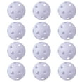 thumbnail image 1 of GSE Games & Sports Expert 12-Pack Plastic Practice Baseballs, Training Baseballs for All Skill Levels.(White), 1 of 7