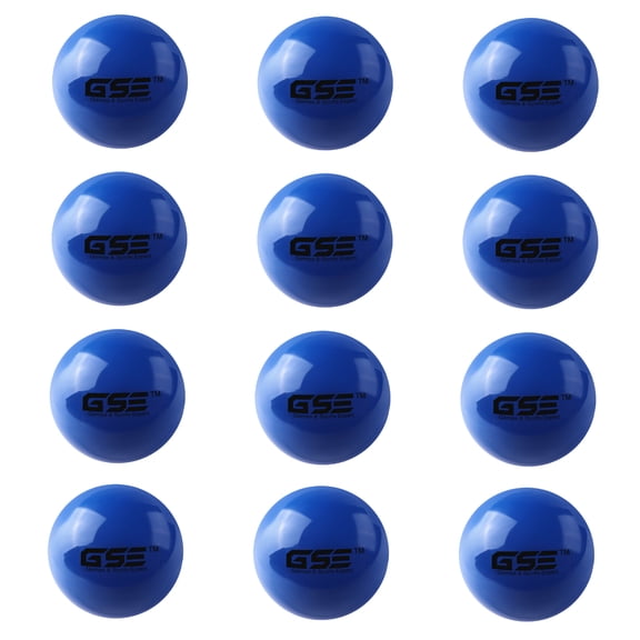 GSE Games & Sports Expert 12-Pack Weighted Practice Softballs, Training Baseballs for Practice Catching, Outdoor Pitching, Batting, Throwing, Speed Training on Playgrounds - Blue 18oz