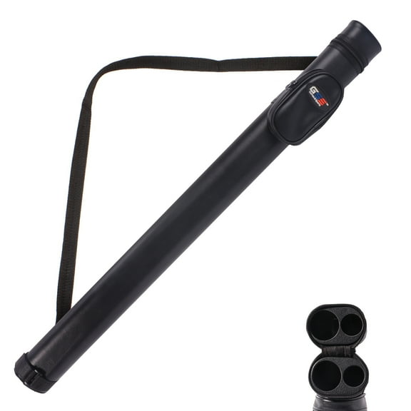 GSE Games & Sports Expert 1x1 Deluxe Hard Leatherette Billiard Cue Case. Pool Cue Stick Carrying Case, Billiard Pool Cue Accessories (7 Colors Available)