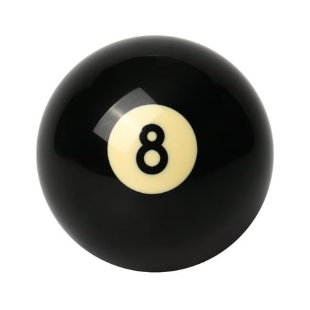 GSE Games & Sports Expert 2-1/4" #8 Billiard Pool Cue Ball. Replacement Billiard Ball for Game Rooms, Bars, Skill Training - Black