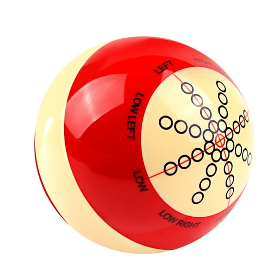 GSE Games & Sports Expert 2-1/4" Practice Training Artifact Cue Ball, Regulation Size Pool Cue Ball Used in American Billiards Eight Balls, Billiard Accessories