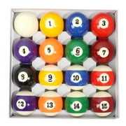 GSE Games & Sports Expert 2-1/4" Professional Regulation Size Billiard Pool Ball Set for Pool Table, Great for Game Rooms, Bars - Standard Style