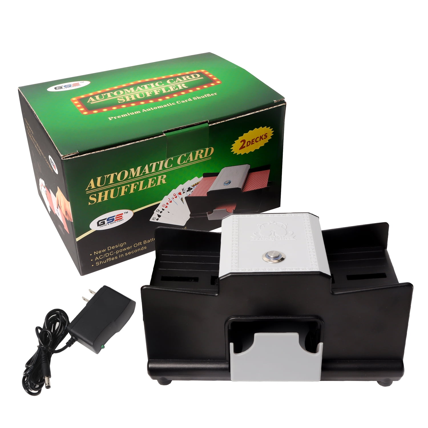 GSE Games & Sports Expert 2-Deck Casino Automatic Electric Card ...