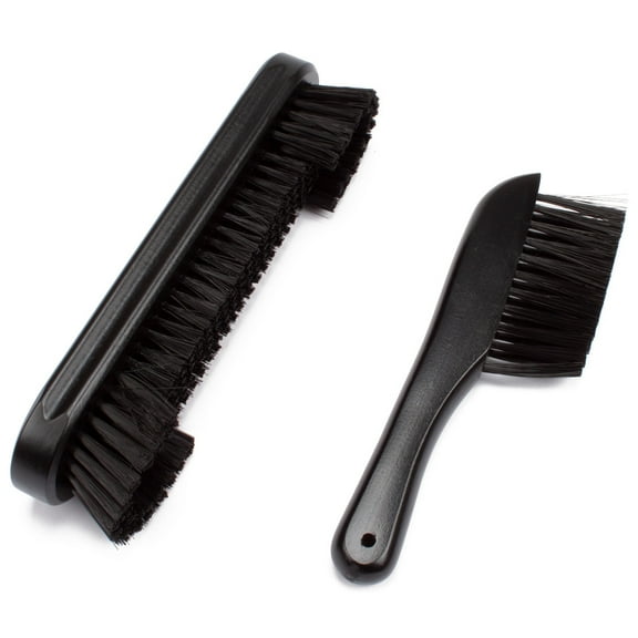 GSE Games & Sports Expert 2-Piece Billiard Pool Table Rail Brush and Table Brush Set. Billiard Pool Table Cleaner Accessories. Table Rail Cleaning Tool - Black