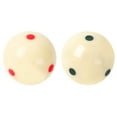 thumbnail image 1 of GSE Games & Sports Expert 2-Piece Practice Training Billiard Pool Ball. PRO Cup Standard Billiard Cue Ball with 6 Dots. Great for Game Rooms, Bars - Red/Green, 1 of 8