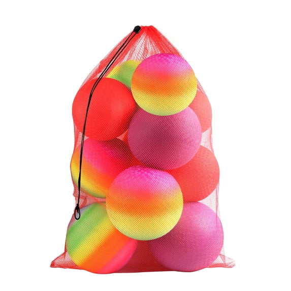 36x24 Inch Mesh Laundry Bag, Heavy-Duty Drawstring Mesh Sports Equipment Bag. Multi-Purpose Storage for Sports Balls, Toys, Blankets & Stuffed Animals
