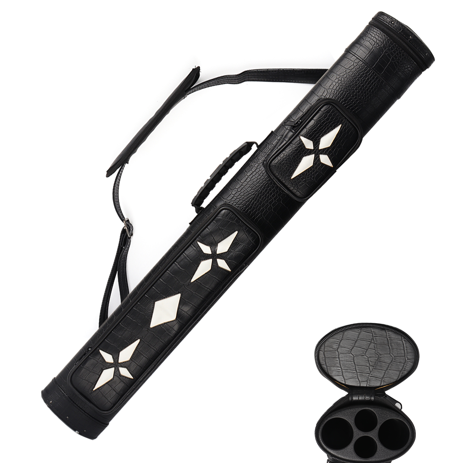 McDermott KIT3 Deluxe Five Piece Pool Cue Kit and Case KIT3