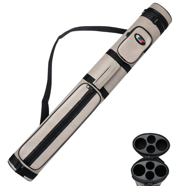 GSE Games & Sports Expert 2x2 Hard Oval Billiard Cue Case. Pool Cue