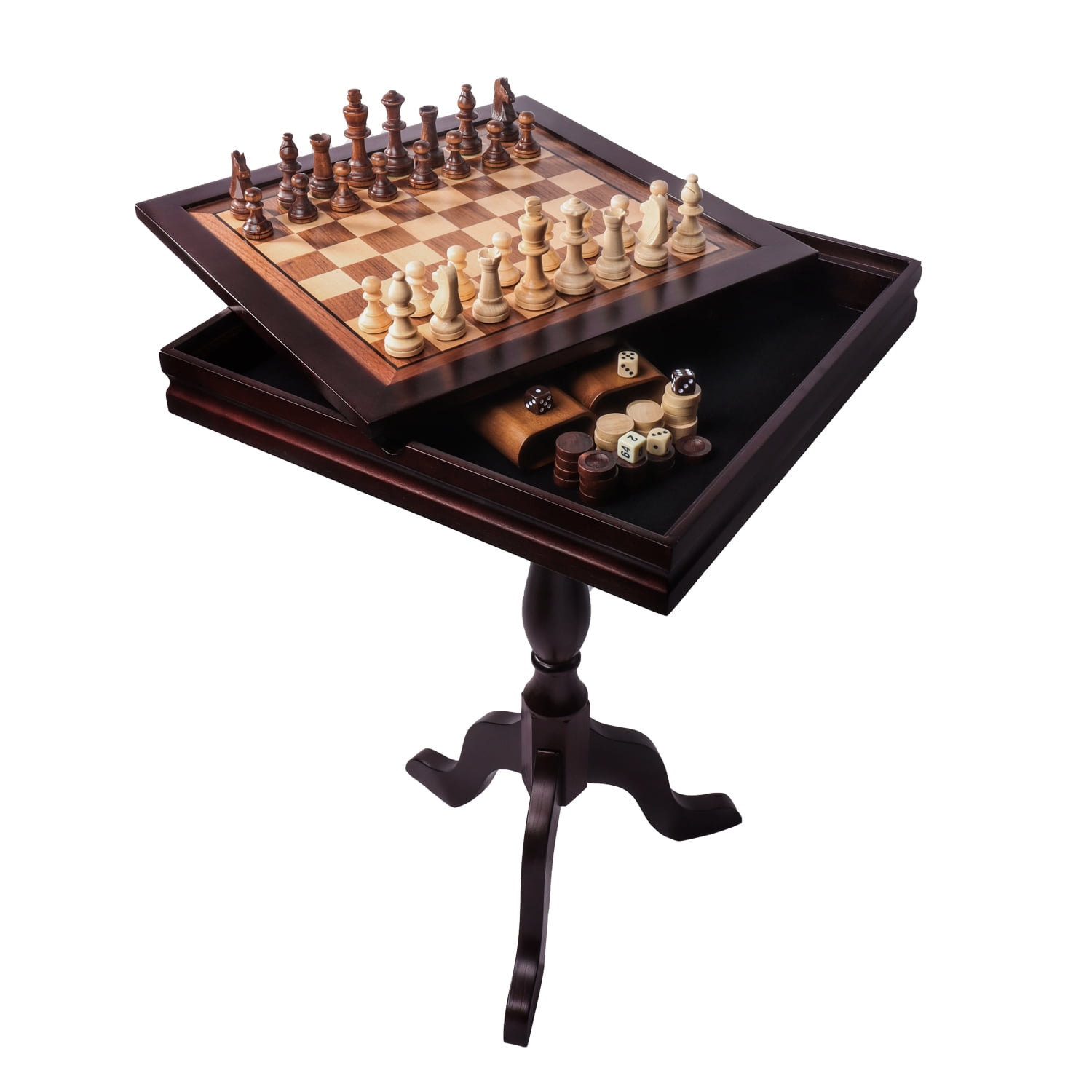 Social Chess Board Set Luxury Portable Family Boardgame Professional  Checkers Xadrez Tabuleiro Jogo Checkers Board Game DWH