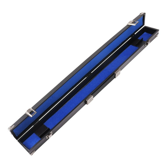GSE Games & Sports Expert 32" Blue Billiard Pool Cue Hard Box. Hard Leatherette Billiard Pool Cue Case for 2-Piece Pool Cue Stick