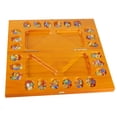 thumbnail image 1 of GSE Games & Sports Expert 4-Player Folding Mancala Board Game with Multi-Color Glass Stones, 1 of 8