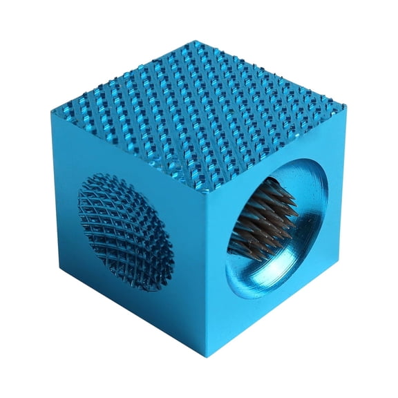 GSE Games & Sports Expert 5-in-1 Pool Cue Tip Tool Cube. Billiard Cue Stick Tip Repair Tool Accessories Includes Shaper, Scuffer, Aerator - Blue