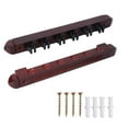 thumbnail image 1 of GSE Games & Sports Expert 6/8/12 Wall Mounted Billiard Cue Rack. Pool Cue Stick Rack with Screw Fitting for Game Room, Home, Bar - 6 Cue Mahogany, 1 of 6