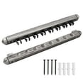 thumbnail image 1 of GSE Games & Sports Expert 6/8/12 Wall Mounted Billiard Cue Rack. Pool Cue Stick Rack with Screw Fitting for Game Room, Home, Bar - 8 Cue Brushed Gray, 1 of 8