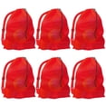 thumbnail image 1 of 30"x40" Extra-Large Mesh Drawstring Bags, Heavy-Duty Sport Equipment Storage Bags with Adjustable Shoulder Strap for Soccer, Basketball, Volleyball, Beach, Swimming Gear, Laundry, 1 of 7