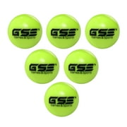 GSE Games & Sports Expert 6-Pack Weighted Practice Softballs, Training Baseballs for Practice Catching, Outdoor Pitching, Batting, Throwing, Speed Training on Playgrounds - Green 14oz