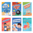 thumbnail image 1 of GSE Games & Sports Expert 6-in-1 Classic Kids Card Games Set: Go Fish, Old Maid, Crazy 8's, Memory Match, Slap Jack, Matching, 1 of 7