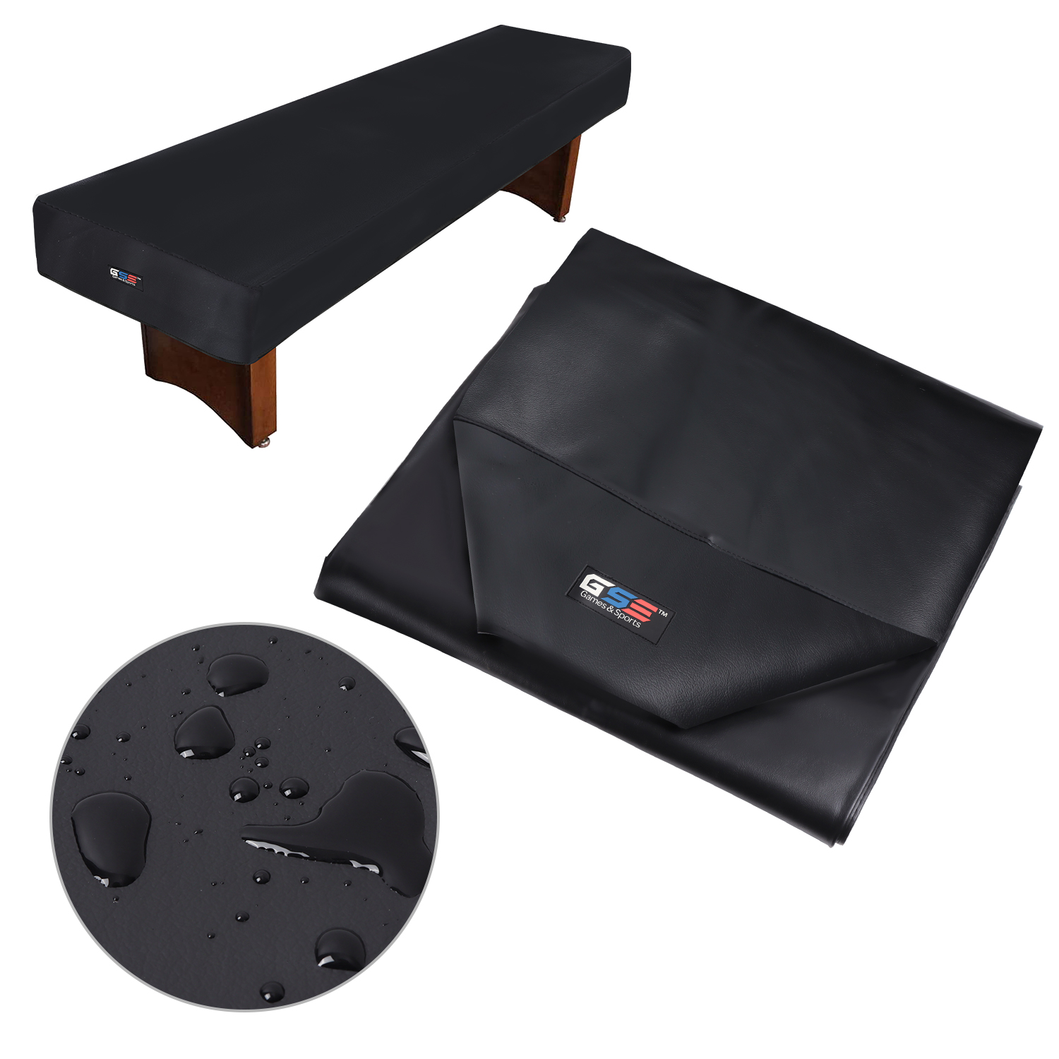 American Legend Brookdale 9’ LED Light Up Shuffleboard Table with
