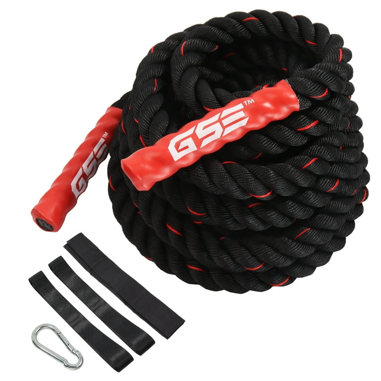 GSE Games Sports Expert Battle Rope Heavy Duty Workout Battle Ropes for Physical Education Strength Training