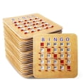 thumbnail image 1 of GSE Games & Sports Expert Bingo Cards, 5-Ply Stitched Shutter Bingo Cardboard with Fingertip Shutter Sliding Window for Bingo Game (100 Pack), 1 of 6