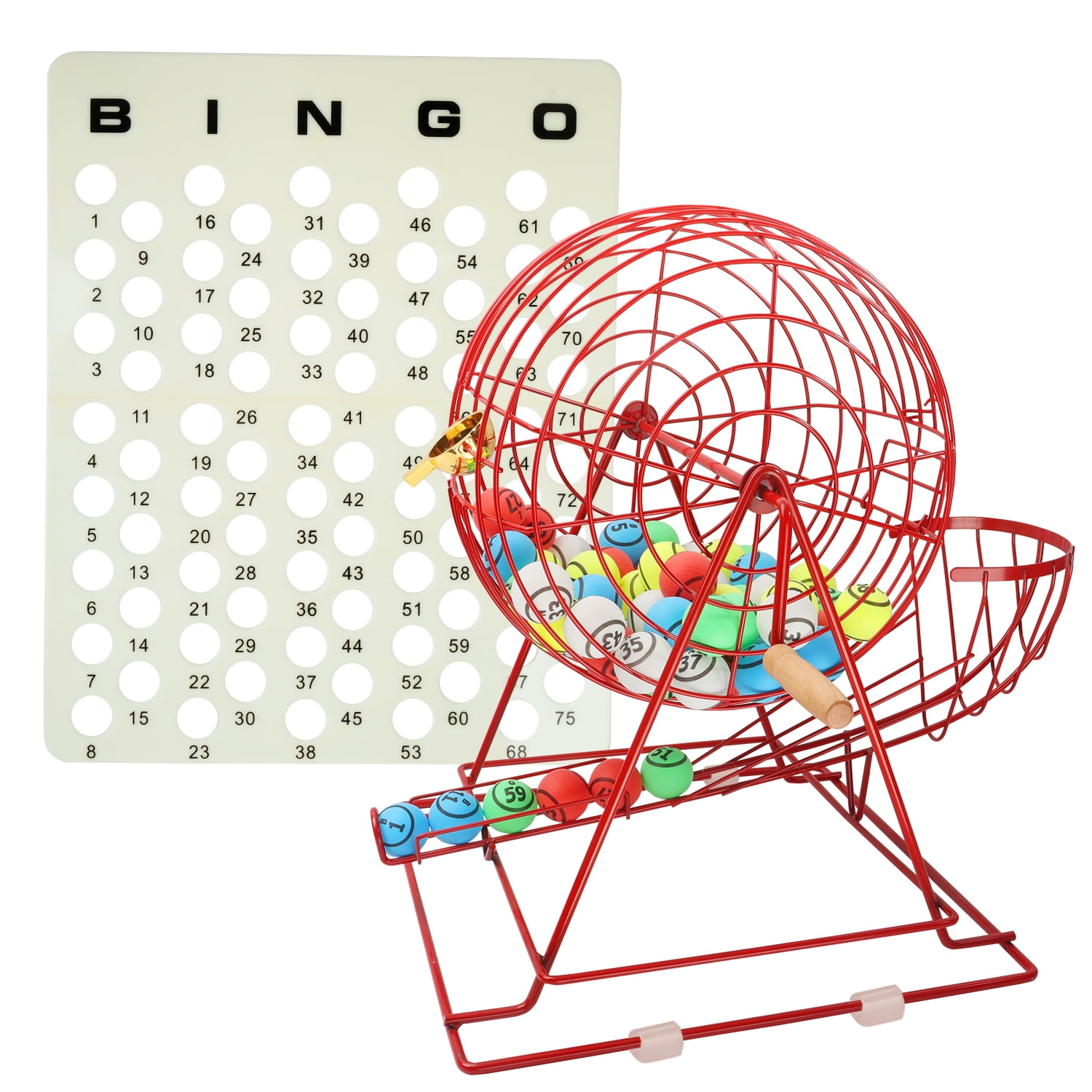 Free Shipping! GSE Expert Jumbo Bingo Set with Bingo Cage, Ping Pong ...