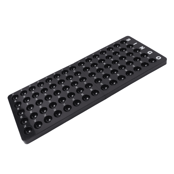 GSE Games & Sports Expert Bingo Master Board, 17.25"L x 6.75"W x 0.5"H, Black
