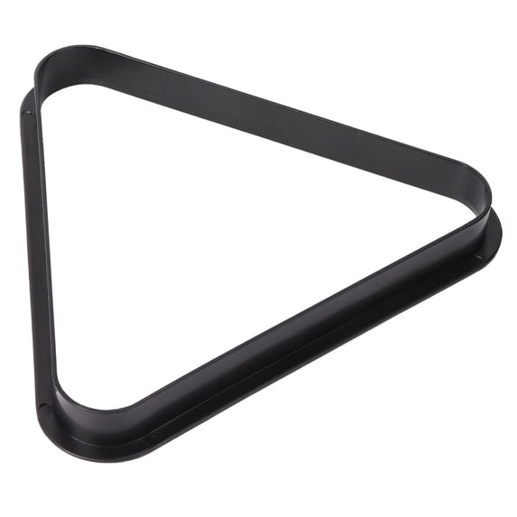 GSE Games & Sports Expert Black Plastic Billiard Ball Rack. 8 Ball Triangle Pool Ball Rack for 2-1/4" Pool Balls