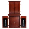 thumbnail image 1 of GSE Games & Sports Expert Deluxe Solid Wood Dartboard Cabinet with Dry-Erase Dart Scoreboard for Target Game Indoor Game (Premium Brown), 1 of 8