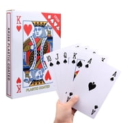 GSE Games & Sports Expert Jumbo Playing Cards, Large Deck of Playing Cards, Oversize Poker Game Card