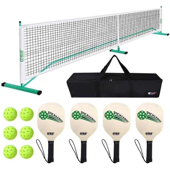 GSE Games & Sports Expert Professional Portable Pickleball Complete Net Set with Pickleball Net