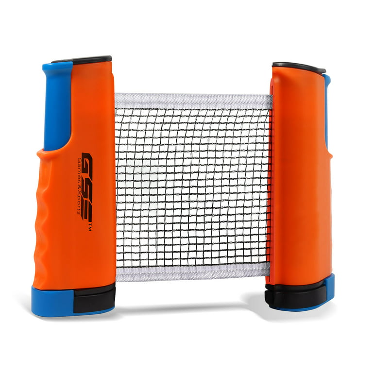 GSE Games & Sports Expert Retractable Ping Pong Net & Post. Portable  Replacement Anywhere Table Tennis Net for Any Tables. Great for  Indoor/Outdoor