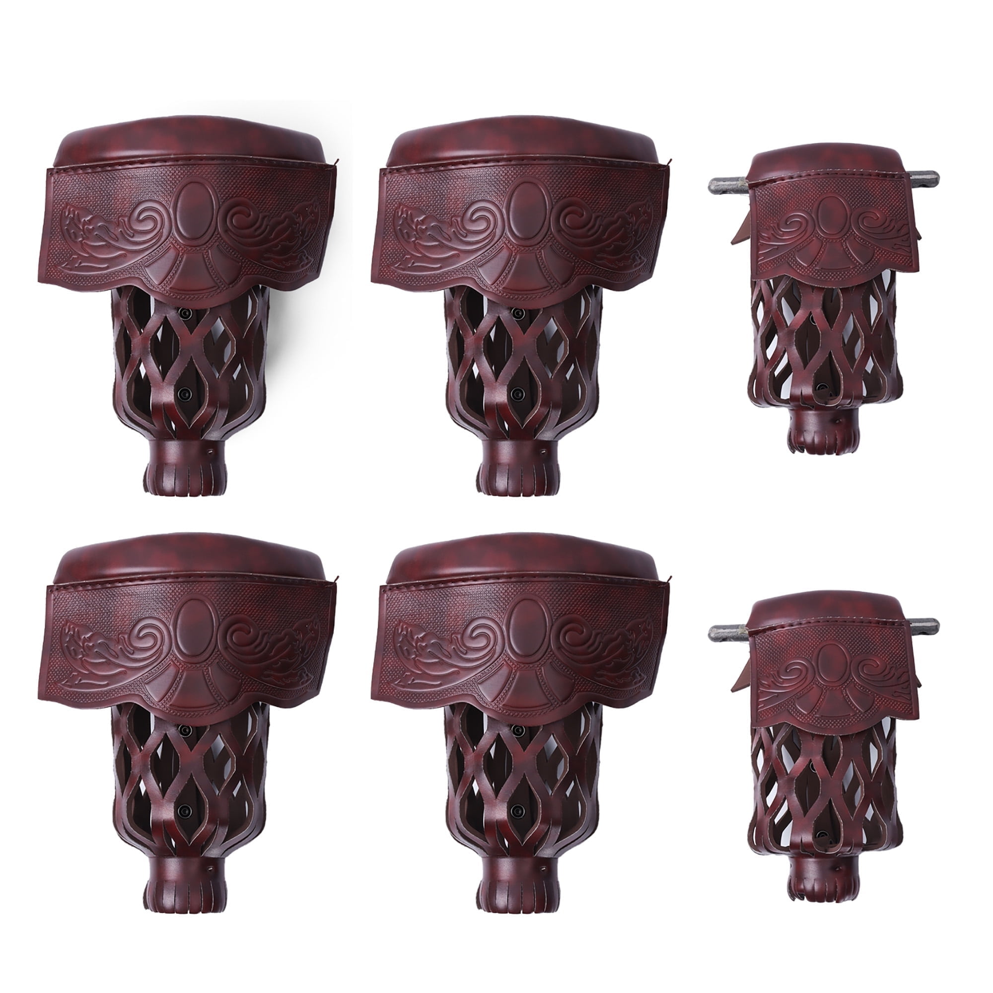 GSE Games & Sports Expert Set of 6 Heavy Duty PU Leather Billiard Pool ...