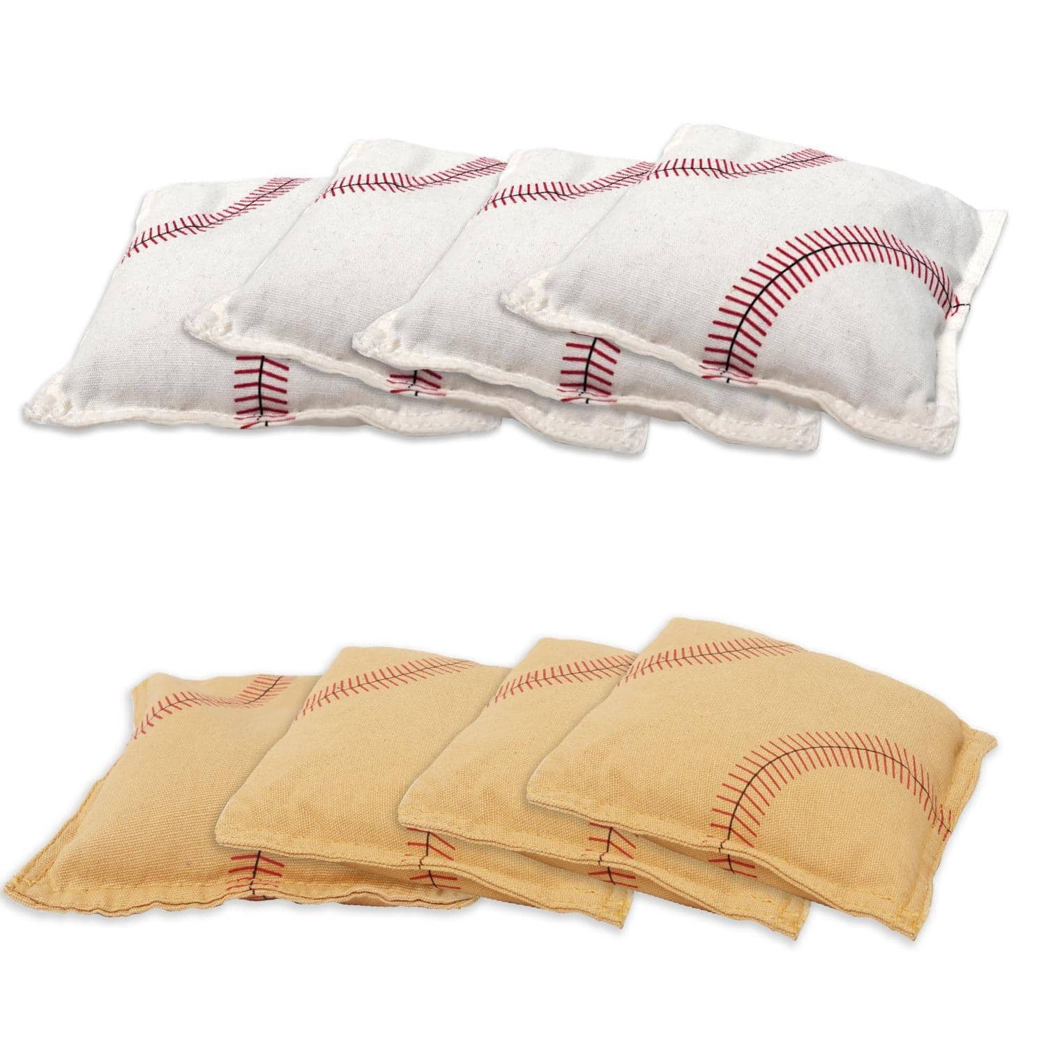 Baseball Pattern Weather Resistant Cornhole Bean Bags Set