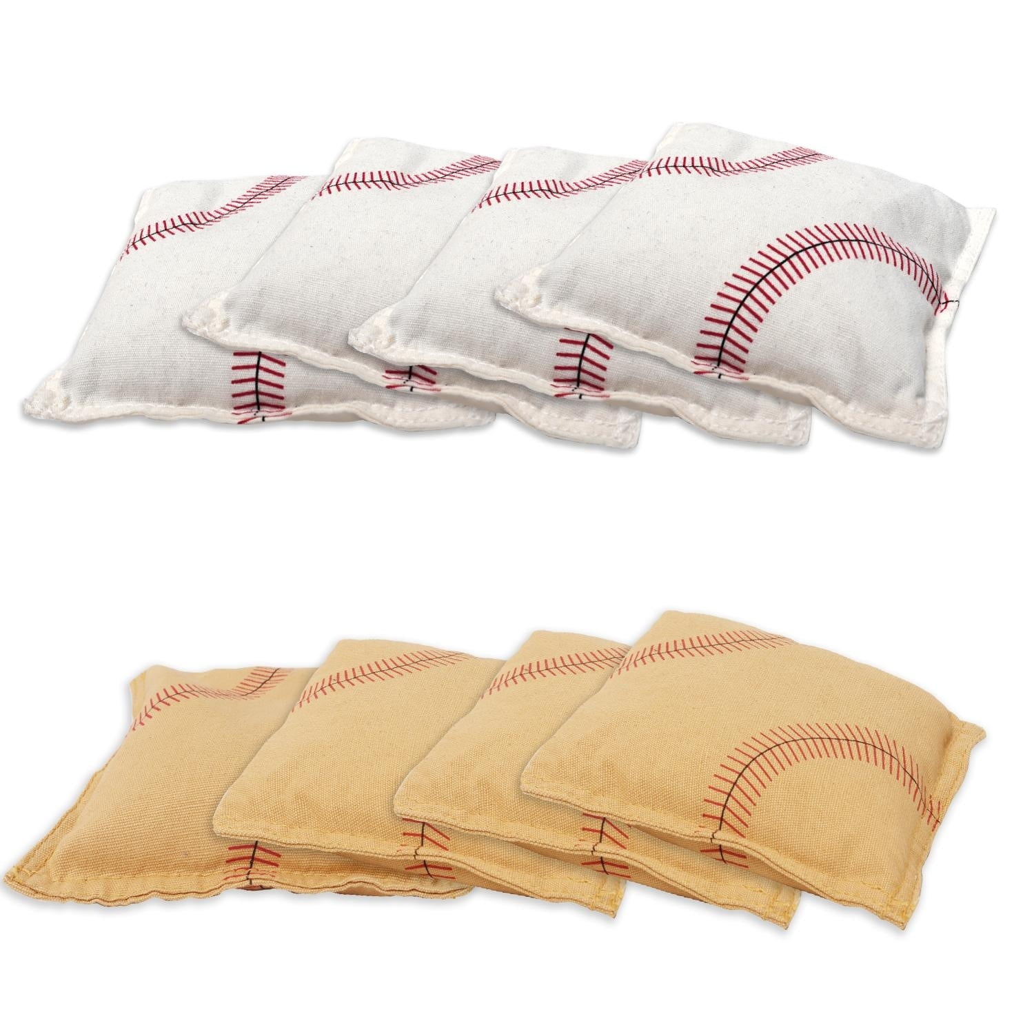 Baseball Pattern Weather Resistant Cornhole Bean Bags Set