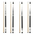 thumbnail image 1 of GSE Set of 4 White Hardwood Billiard Pool Cue Sticks. 58" 2-Piece Maple Pool Stick 18/19/20/21oz Combo Set for Commercial, Bar/House Use, 1 of 8