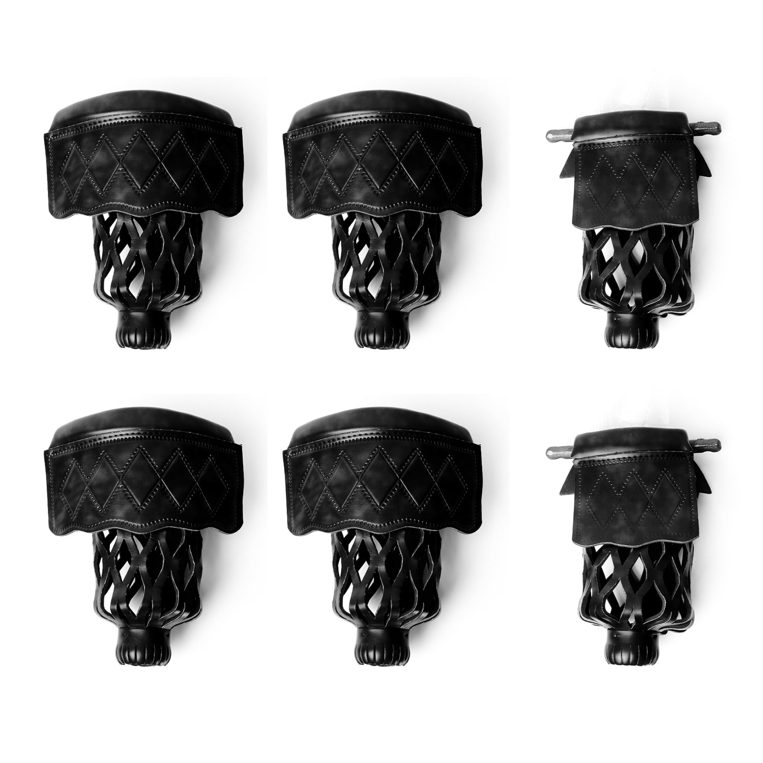 GSE Games & Sports Expert Set of 6 Heavy Duty Leather Billiard Pool