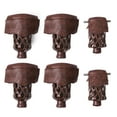 thumbnail image 1 of GSE Games & Sports Expert Set of 6 Heavy Duty PU Leather Billiard Pool Table Pockets, Billiard Table Replacement Pockets, 1 of 8