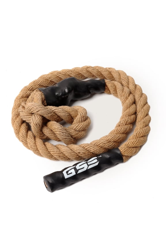 Gym Sisal Climbing Rope, Heavy Workout Rope for Indoor/Outdoor Workouts, Great for Climbing Exercises, Strength Training - 6 Feet