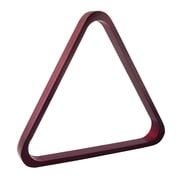 GSE Games & Sports Expert Solid Wood Billiard Pool Ball Rack. 8-Ball Triangle Billiard Ball Rack for 2-1/4" Pool Balls - Mahogany