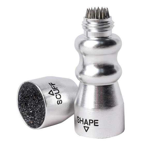 GSE Games & Sports Expert brushed aluminum Billiard Cue Tip tool w/ Shaper