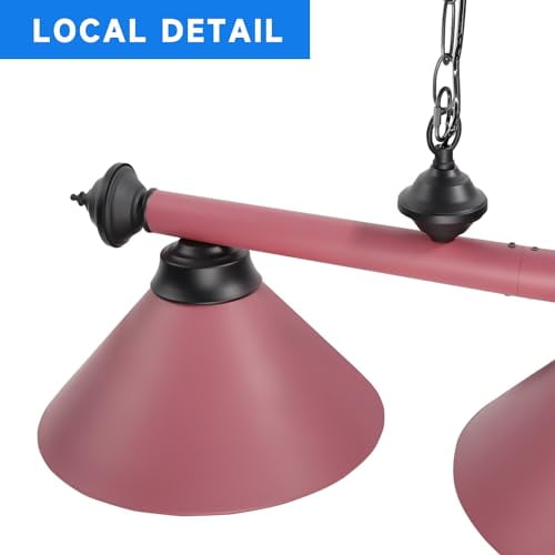 GSE Pool Table Light, Billiards Table Light for 7ft/8ft Pool Tables