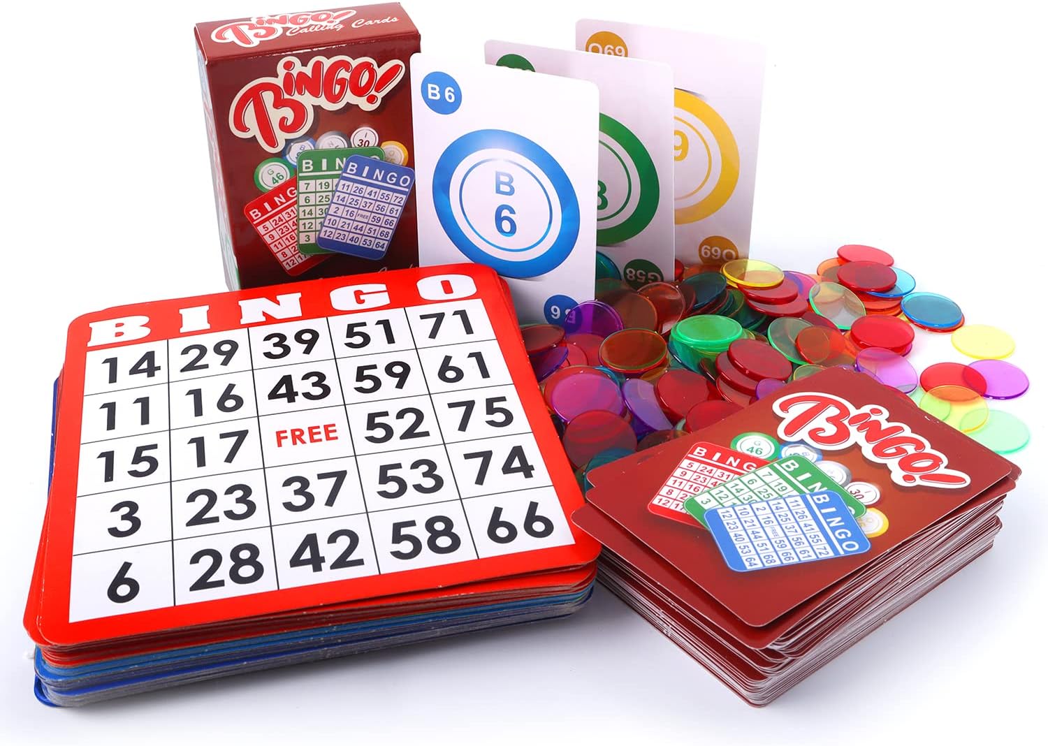 GSE Professional Bingo Game Set with XLarge Bingo Cage, 1.5" Ping Pong