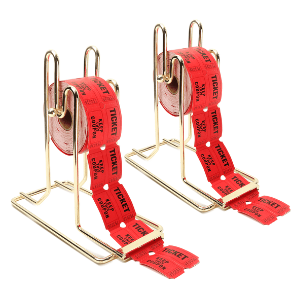 GSE Raffle Ticket Dispenser, Raffle Tickets Roll Tumbler for Single or Double Roll Raffle Tickets, Lotteries, Sweepstakes, Charity Auctions (2-Pack)