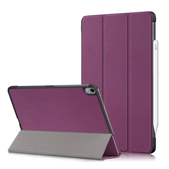 GSFY Case for 2024 iPad Air 11 Inch 6th Gen (M2), Premium PU Leather Ultra Slim Trifold Smart Stand Protective Case Auto Sleep Wake for iPad Air 11 6th/ iPad Air 10.9 4th & 5th, KS-Purple